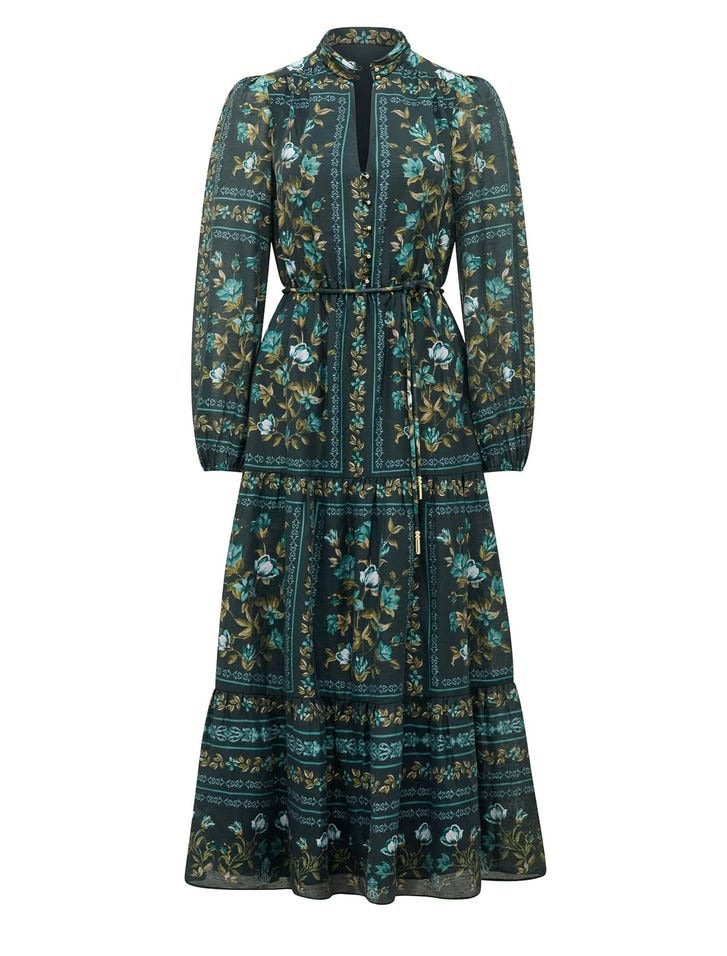 Tara Printed Midi Dress