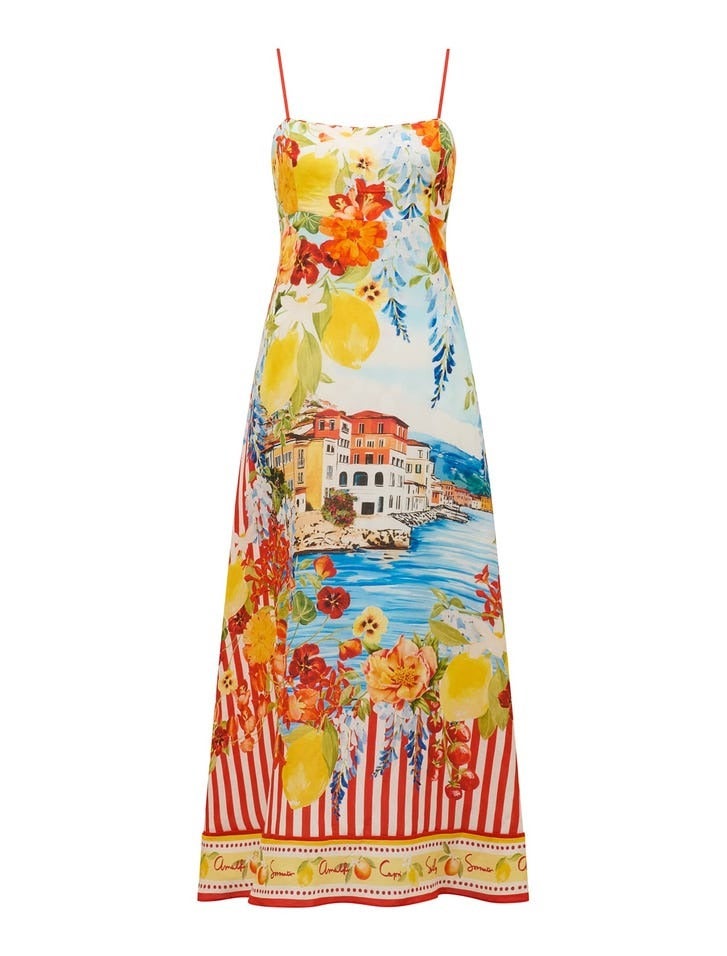 Sicilia Printed Midi Dress | {Print Dress | Occasion Dress