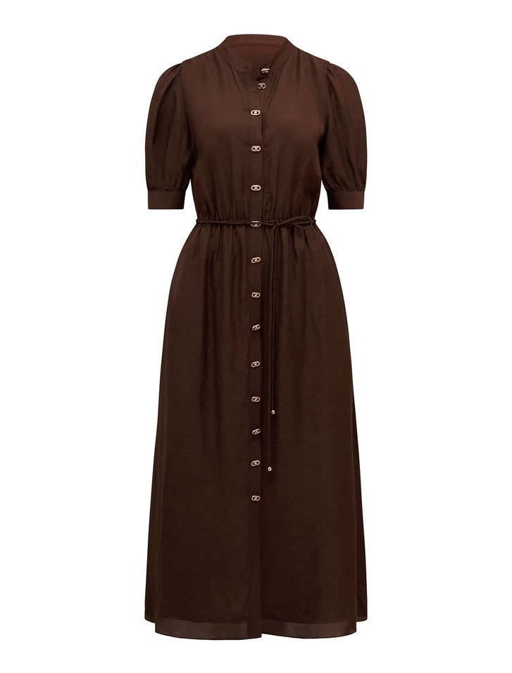 Samara Short-Sleeve Midi Dress
