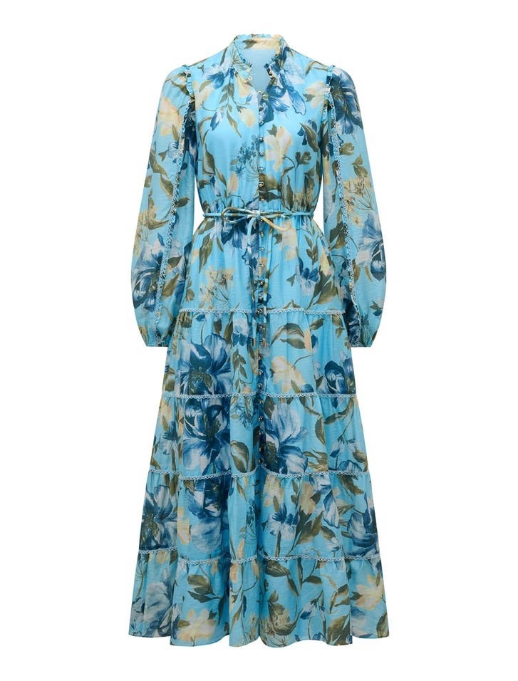 Jessie Button-Down Midi Dress