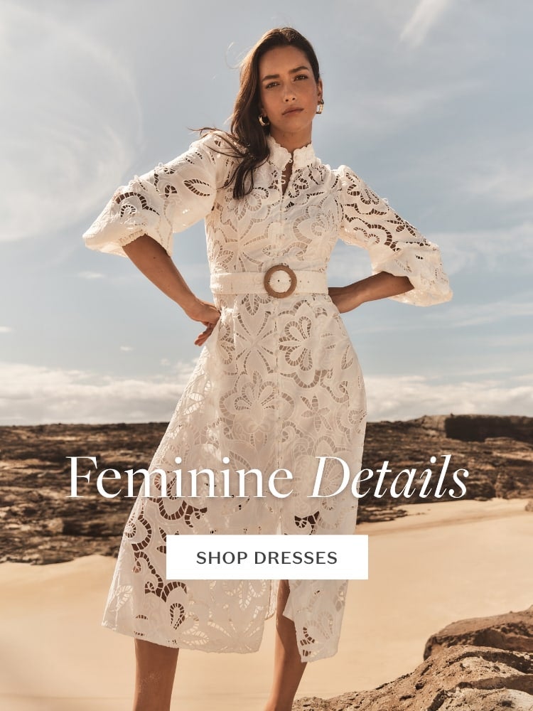 Forever New | Women's Dresses | Broderie Dress | Lace Dresses | Summer Dresses | White Dresses | Shop Now