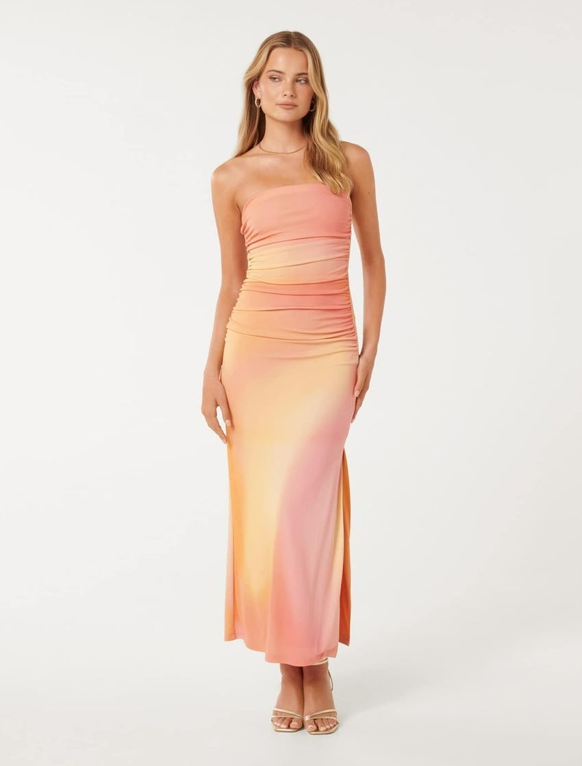 Kyla Ruched Jersey Dress