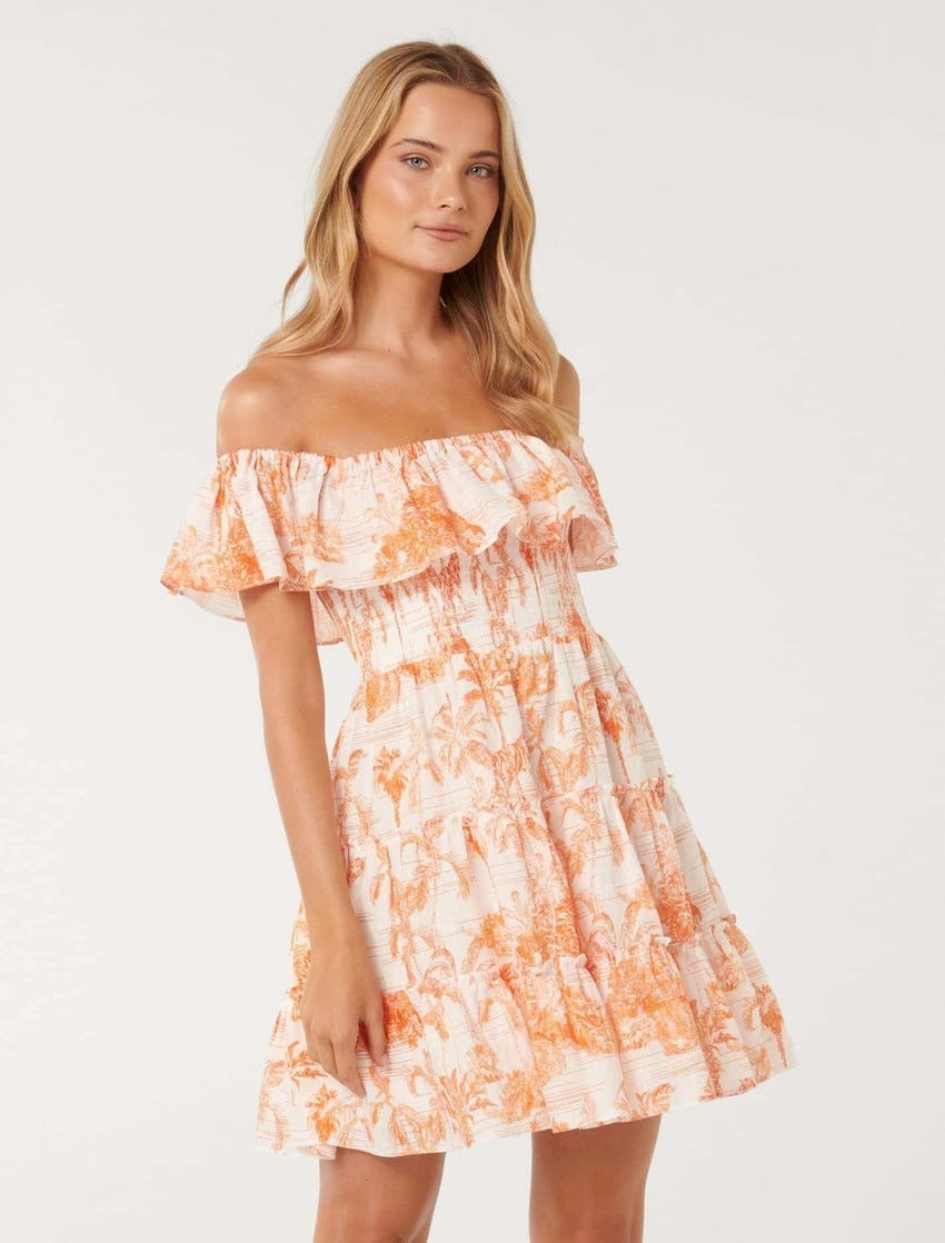 Noosa Off-Shoulder Mini Dress