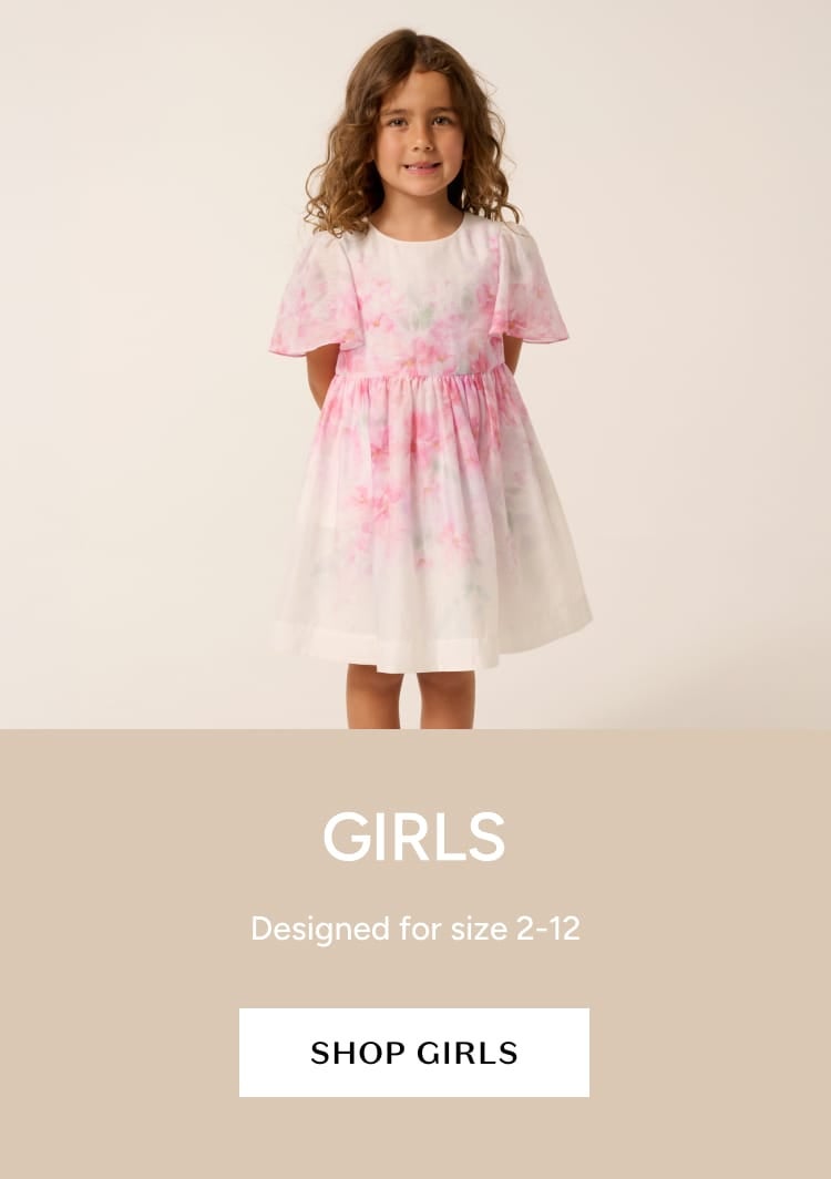 Forever New | Girls Clothing | Sizes 2-12 | Girls Dresses | Girls Pink Dresses