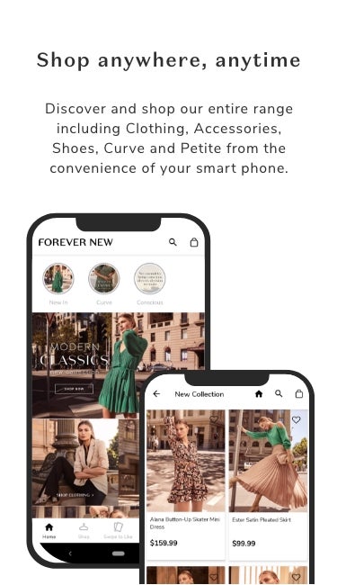 SHOP ANYWHERE, ANY TIME - Forever New App