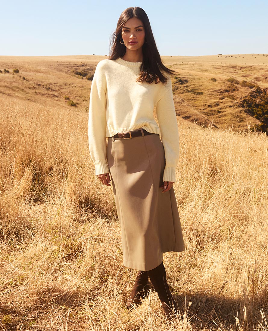 Forever New | Women's Workwear | Women's Knit Top | Women's Skirt