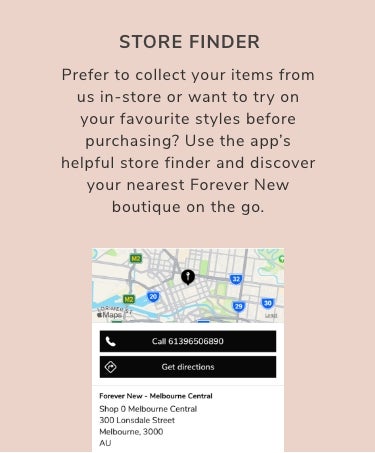 Store Finder, Forever New Notifications - Forever New App